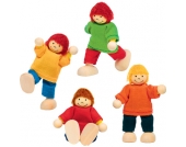 Goki Puppenhaus-Puppen Fröhliche Kinder [Kinderspielzeug]