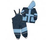 Playshoes Boys Mini Regenanzug marine / bleu - blau - Jungen