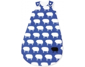 Pinolino Schlafsack Happy Sheep Sommer, blau